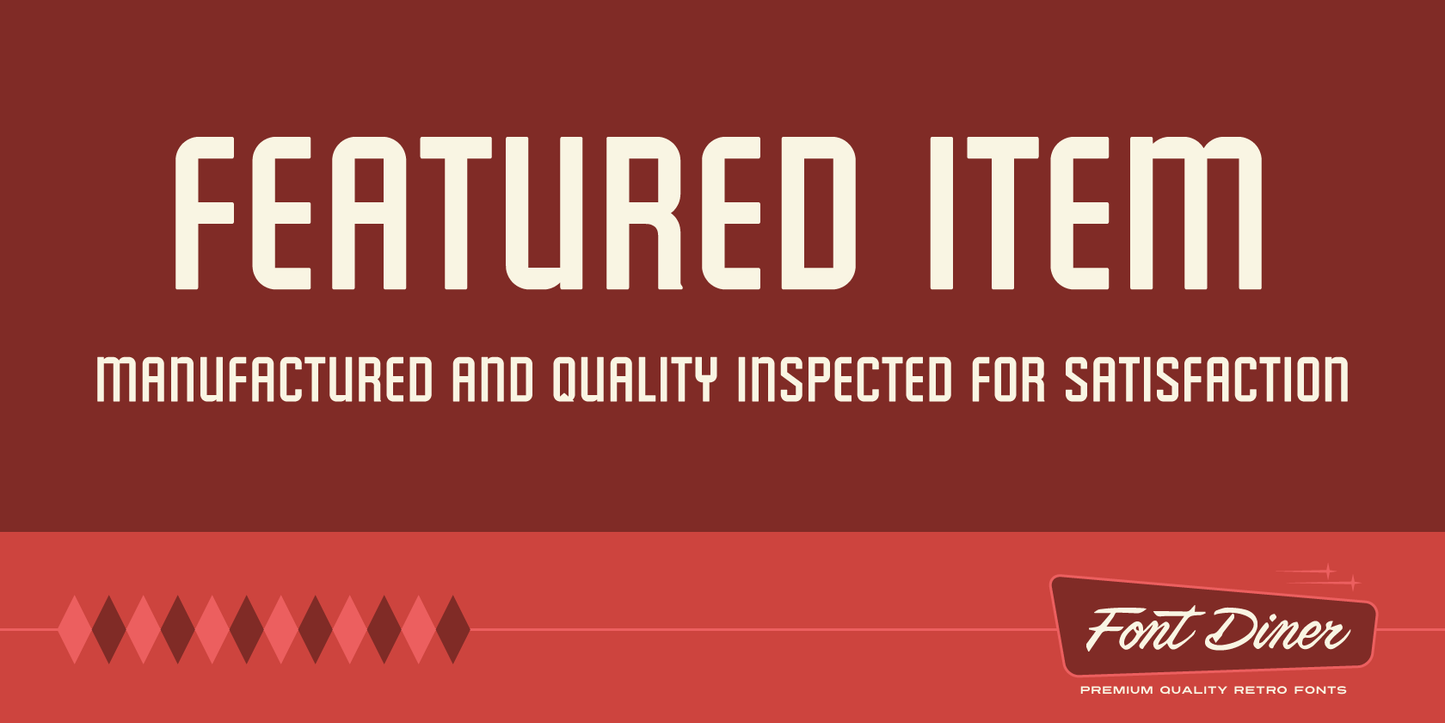 Featured Item font preview