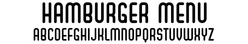Hamburger Menu