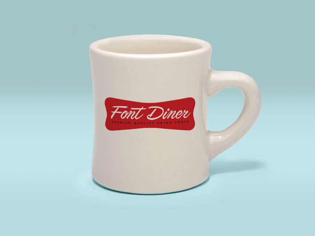 font_diner_mug font preview