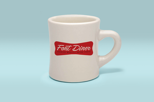 Font Diner Mugs Are Back!