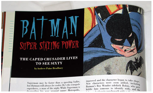 ATOMIC MAGAZINE – BATMAN ARTICLE