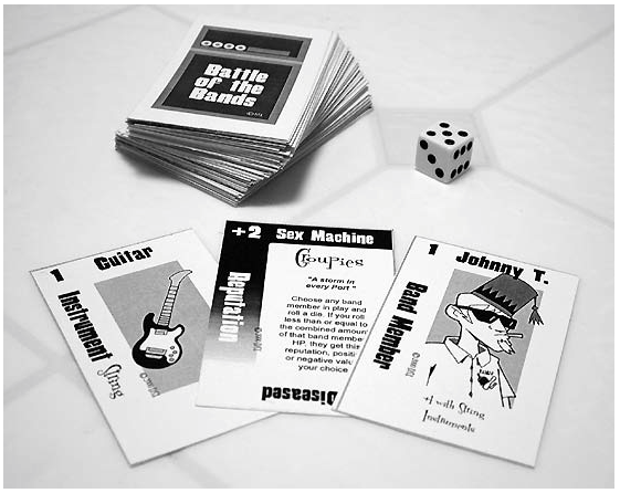 BATTLE OF THE BANDS CARD GAME