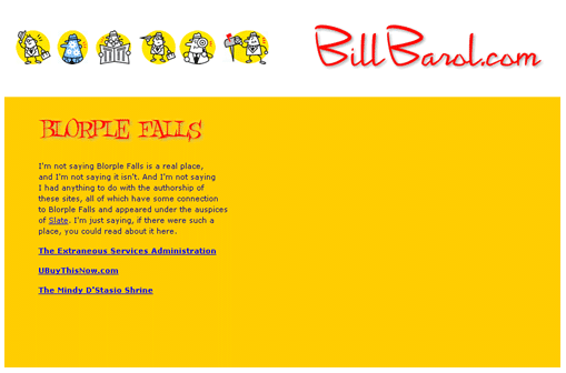 BILLBAROL.COM WEBSITE
