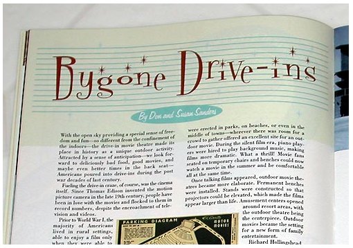 ATOMIC MAGAZINE – DRIVE-IN ARTICLE