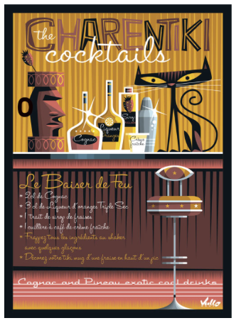 CHARENTIKI COCKTAILS POSTER