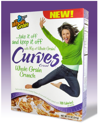 CURVES CEREAL BOX