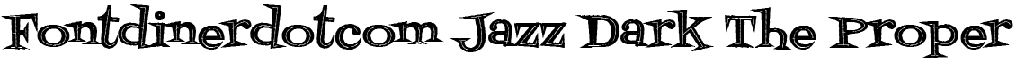 Fontdinerdotcom Jazz Dark