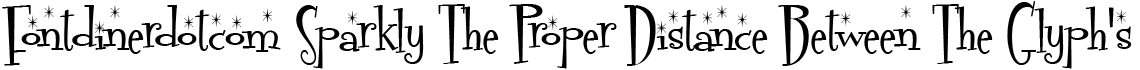 Fontdinerdotcom Sparkly