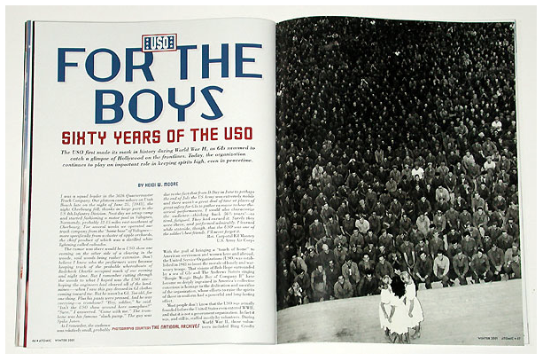 ATOMIC MAGAZINE – USO ARTICLE
