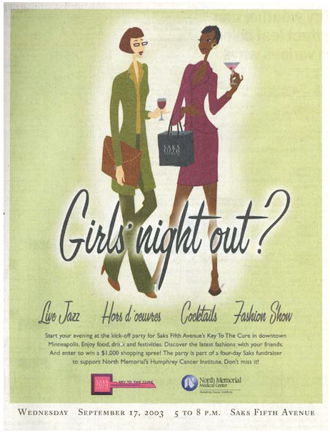 SAKS FIFTH AVENUE – NEWSPAPER AD