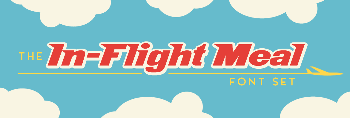 In-Flight Meal Font Set