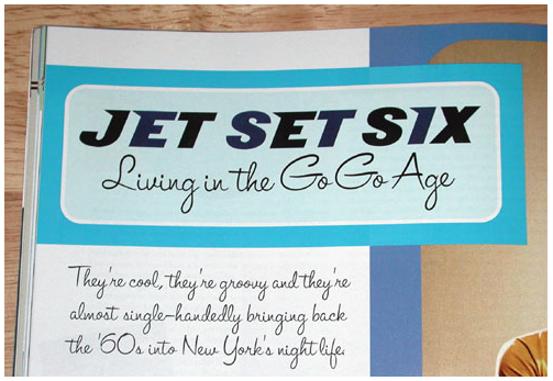 ATOMIC MAGAZINE – JET SET SIX ARTICLE