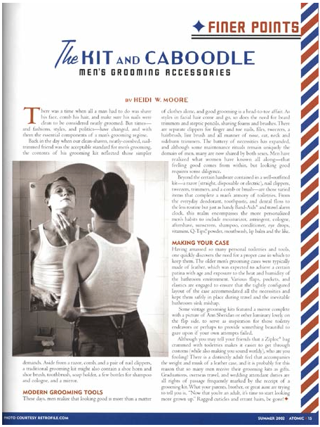 ATOMIC MAGAZINE – KIT AND CABOODLE