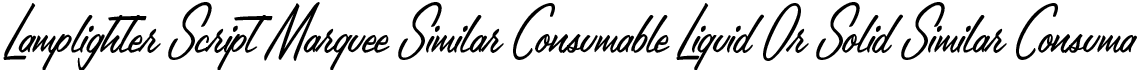 Lamplighter Script