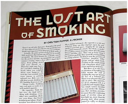 ATOMIC MAGAZINE – ART OF SMOKING ARTICLE