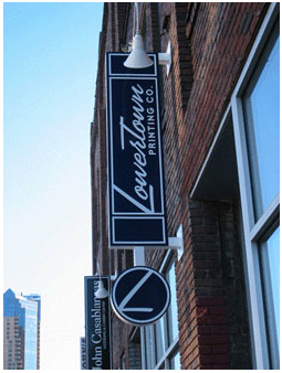 LOWERTOWN PRINTING CO. SIGN