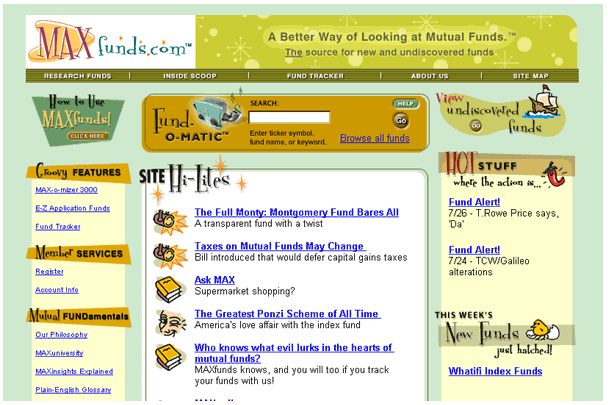 MAXFUNDS WEBSITE DESIGN