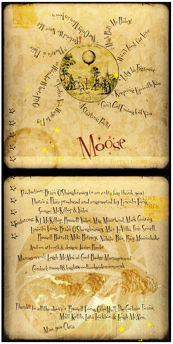 MOOSE – HAPPY LANDING PLACE CD DESIGN