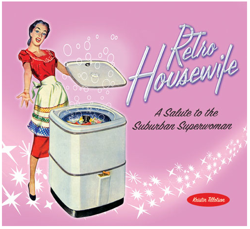 RETRO HOUSEWIFE BOOK COVER