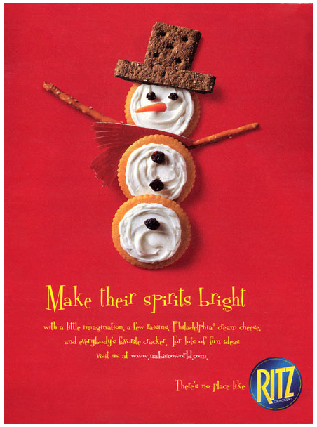 NABISCO RITZ HOLIDAY AD