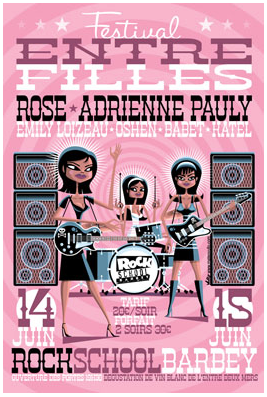 ENTRE FILLES FESTIVAL POSTER