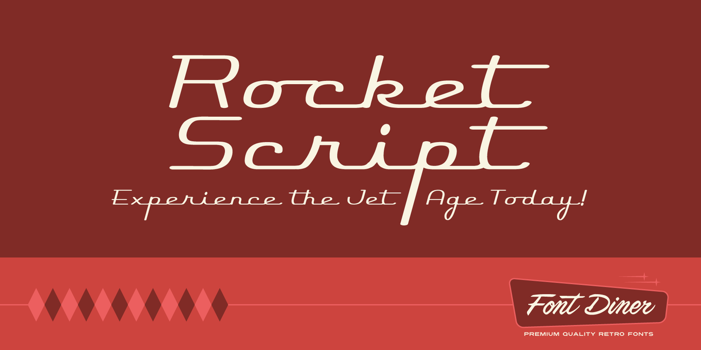 Rocket Script font preview