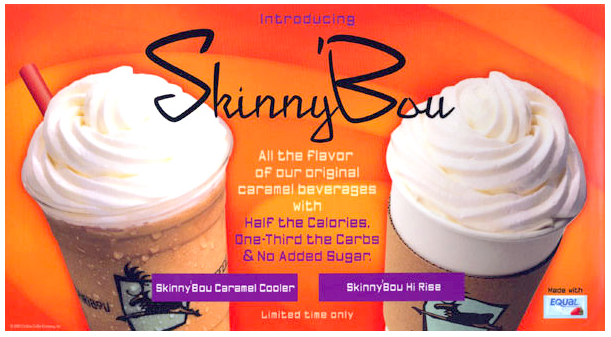 CARIBOU COFFEE – SKINNY BOU SIGN