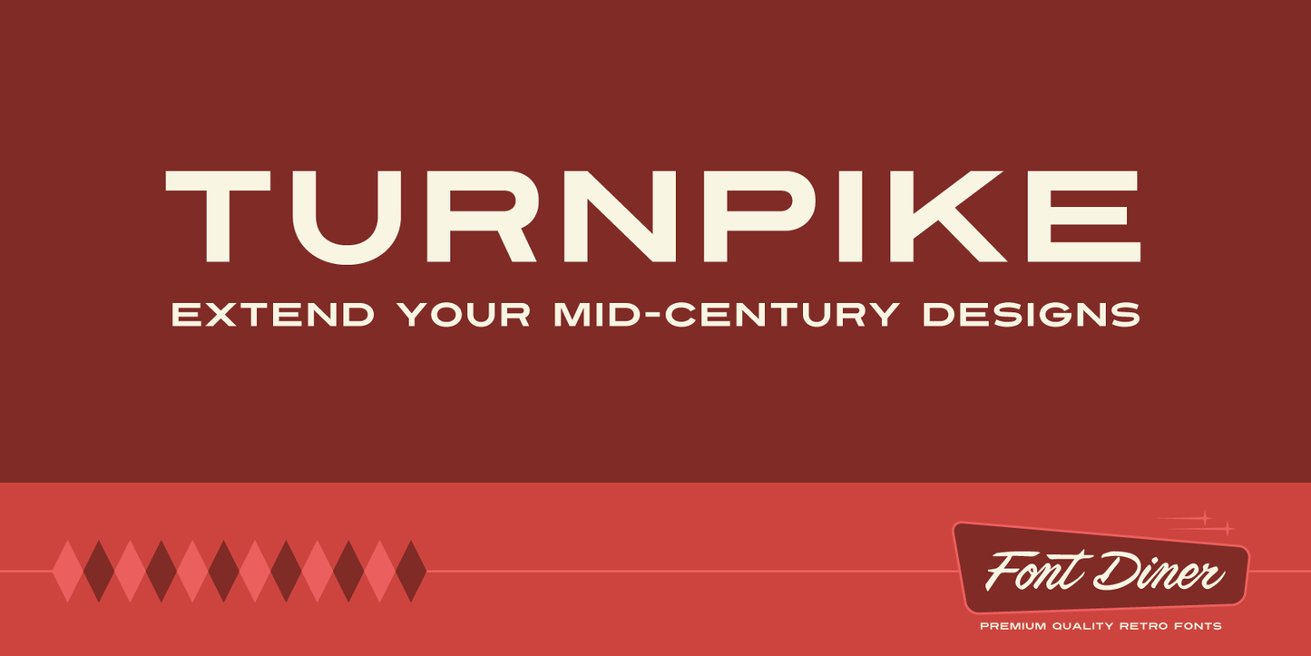 Turnpike font preview