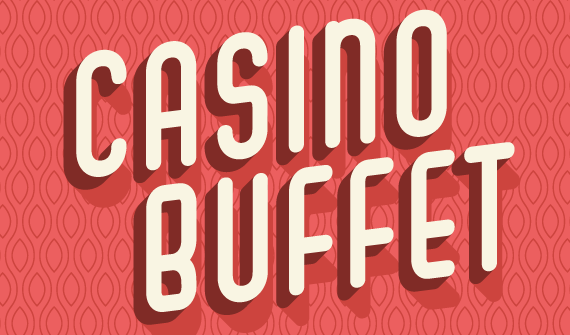 Casino Buffet Font Set vintage Las Vegas font artwork font