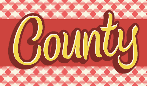 County Fair Picnic Font Set 1950s Americana retro font artwork font