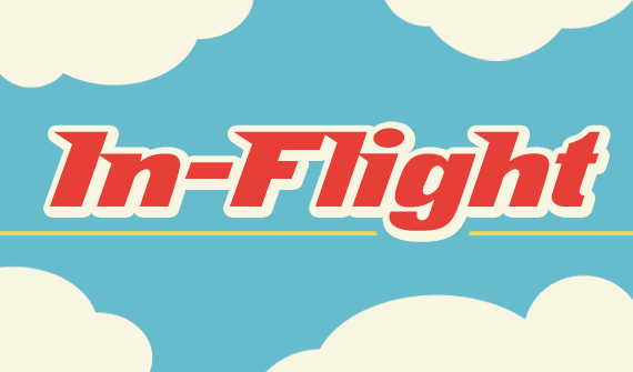 In-Flight Meal Font Set retro aviation font artwork font