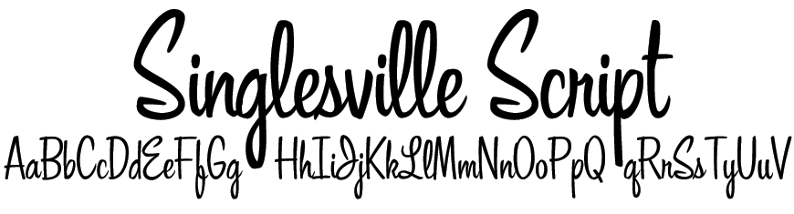 Singlesville Script Font