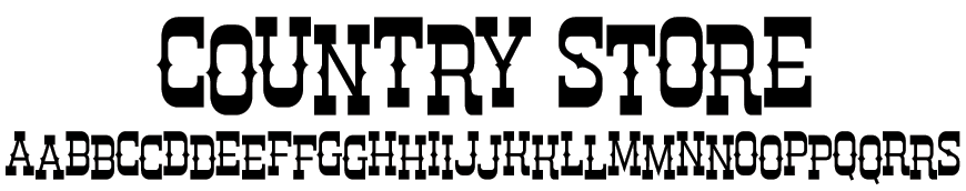 Country Store Font