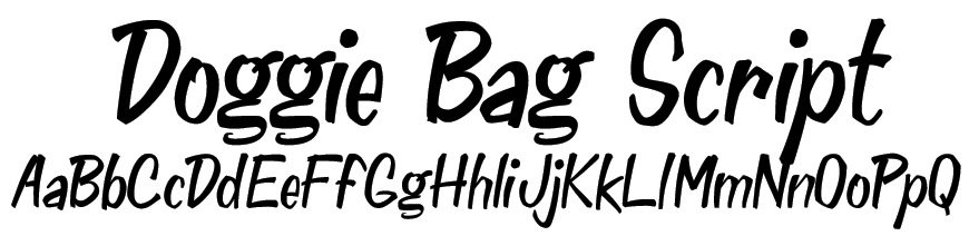 Doggie Bag Script Font