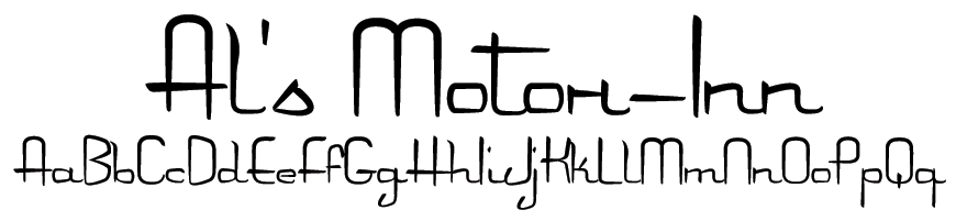 Al's Motor-Inn Font