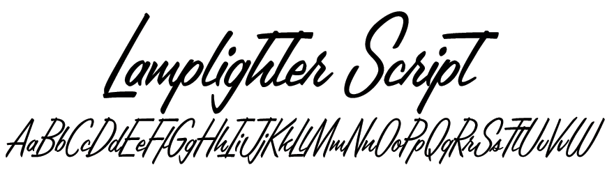 Lamplighter Script Font