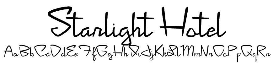 Starlight Hotel Font
