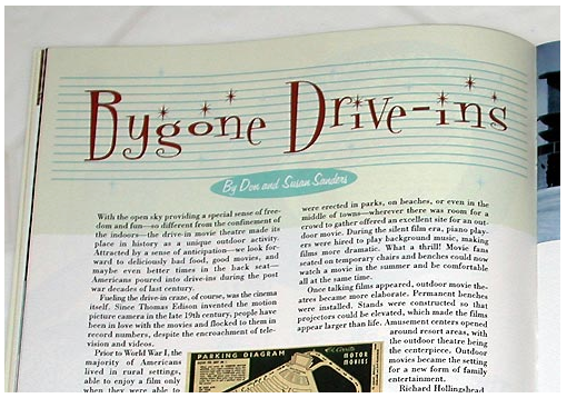 Atomic Magazine – Drive-In Article