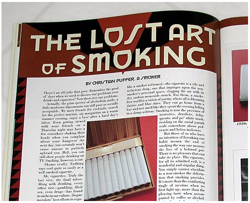 Atomic Magazine – Art Of Smoking Article